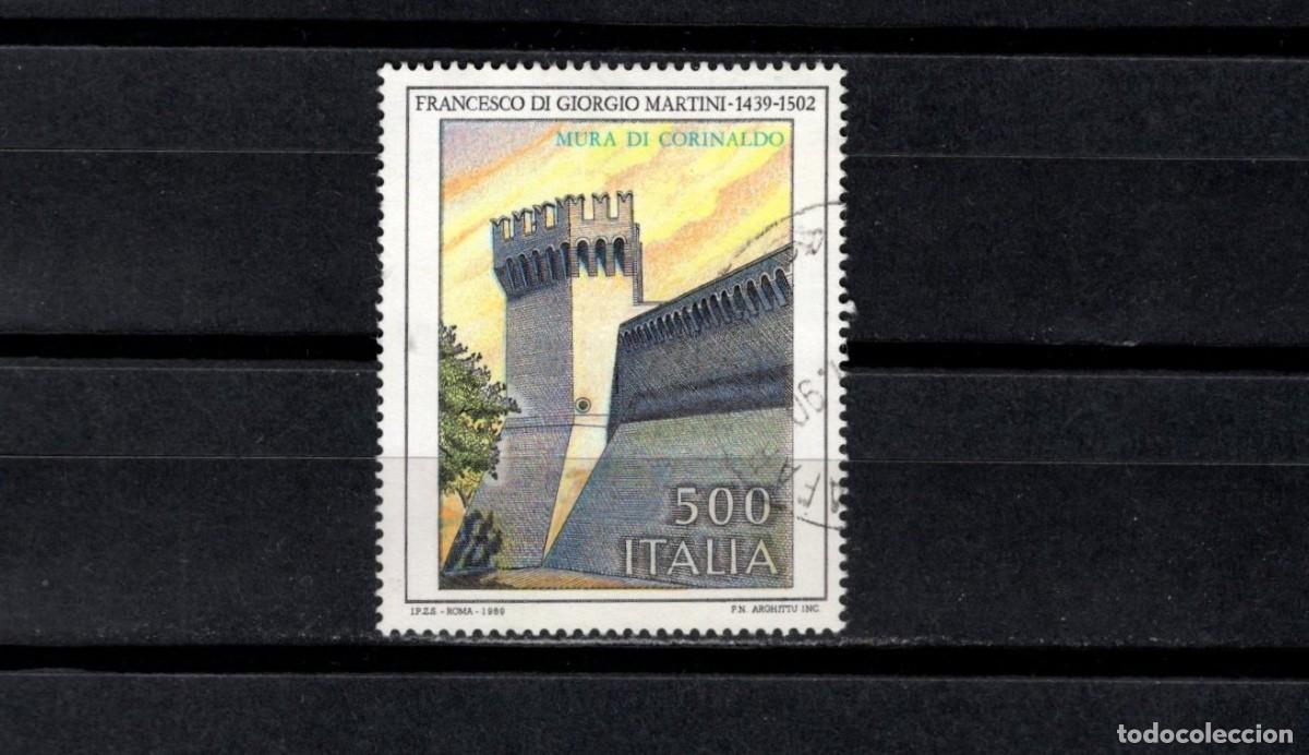 Sellos: Sello uado. Francesco di Giorgio Martini. 500 liras. 1989 septiembre. Yvert 1825.