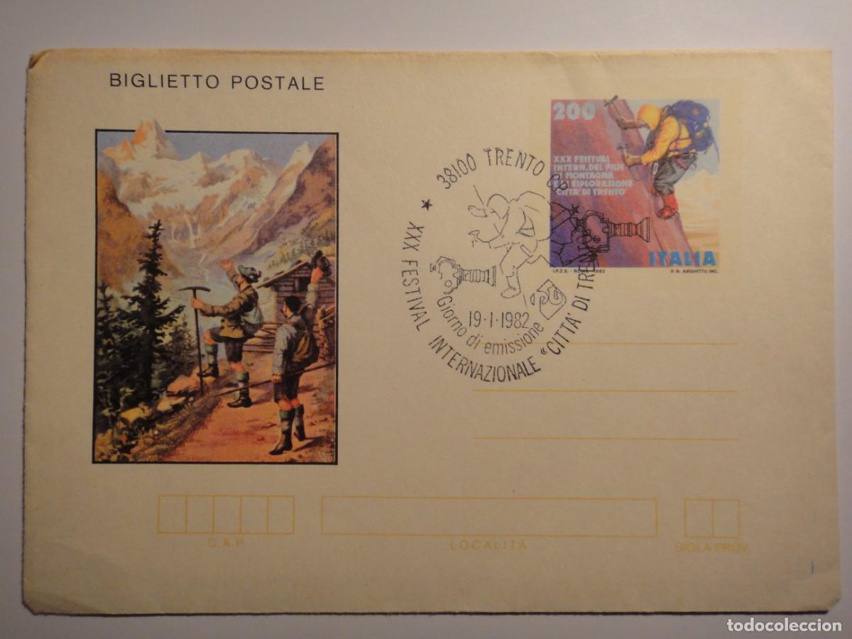 Selos: Italia, Aerograma, Tema deportes (Alpinismo), a&ntilde;o 1982, matasello 1&ordm; d&iacute;a de emisi&oacute;n- ref, 102/1821