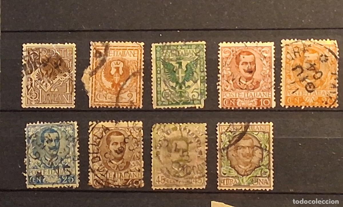 Sellos: ITALIA, 1901, CAT.YT. 64/73, FALTA 72.