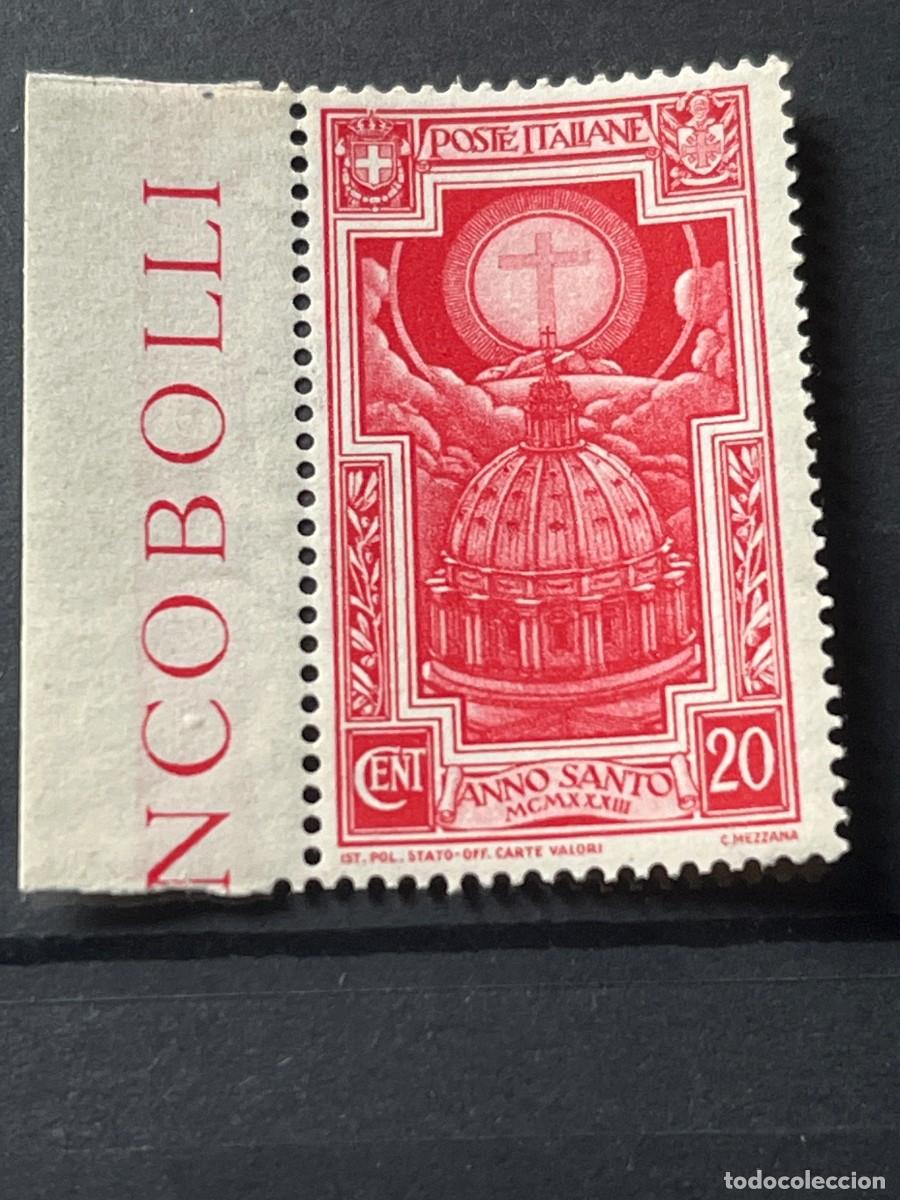 Sellos: ITALIA-1933 A&Ntilde;O SANTO-C&Uacute;PULA DE SAN PEDRO-NUEVO