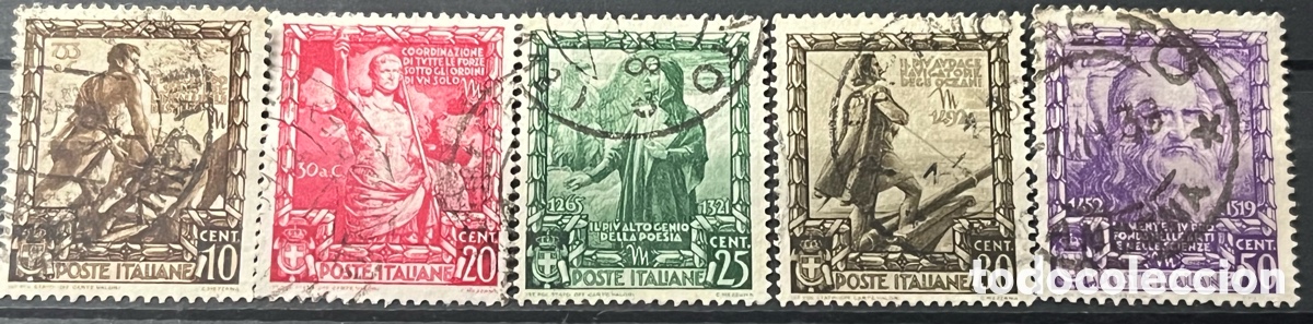 Sellos: ITALIA-1938 PROCLAMACI&Oacute;N DEL IMPERIO-S&Egrave;RIE COMPLETA-USADOS