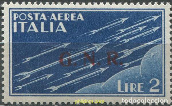 Sellos: 796422 HINGED ITALIA 1944 SELLOS DE LA REPUBLICA SOCIAL ITALIANA