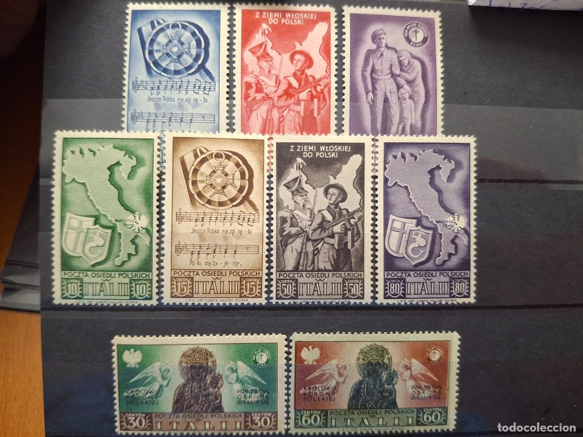 Sellos: HB1716 GRANDES SERIES MUNDIALES ITALIA 1946 9 valores*