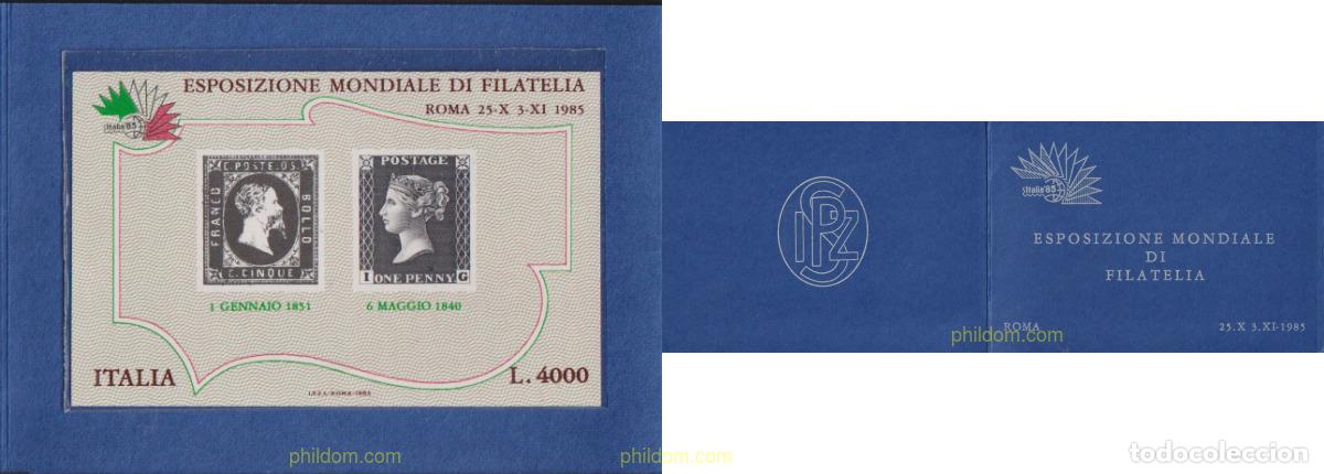 Selos: 619171 MNH ITALIA 1985 ITALIA 85. EXPOSICION FILATELICA INTERNACIONAL