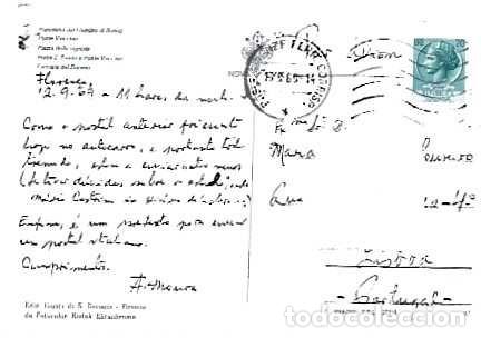 Sellos: Italia y Marcofilia, Saludos desde Florencia, Lisboa 1969 (11157)