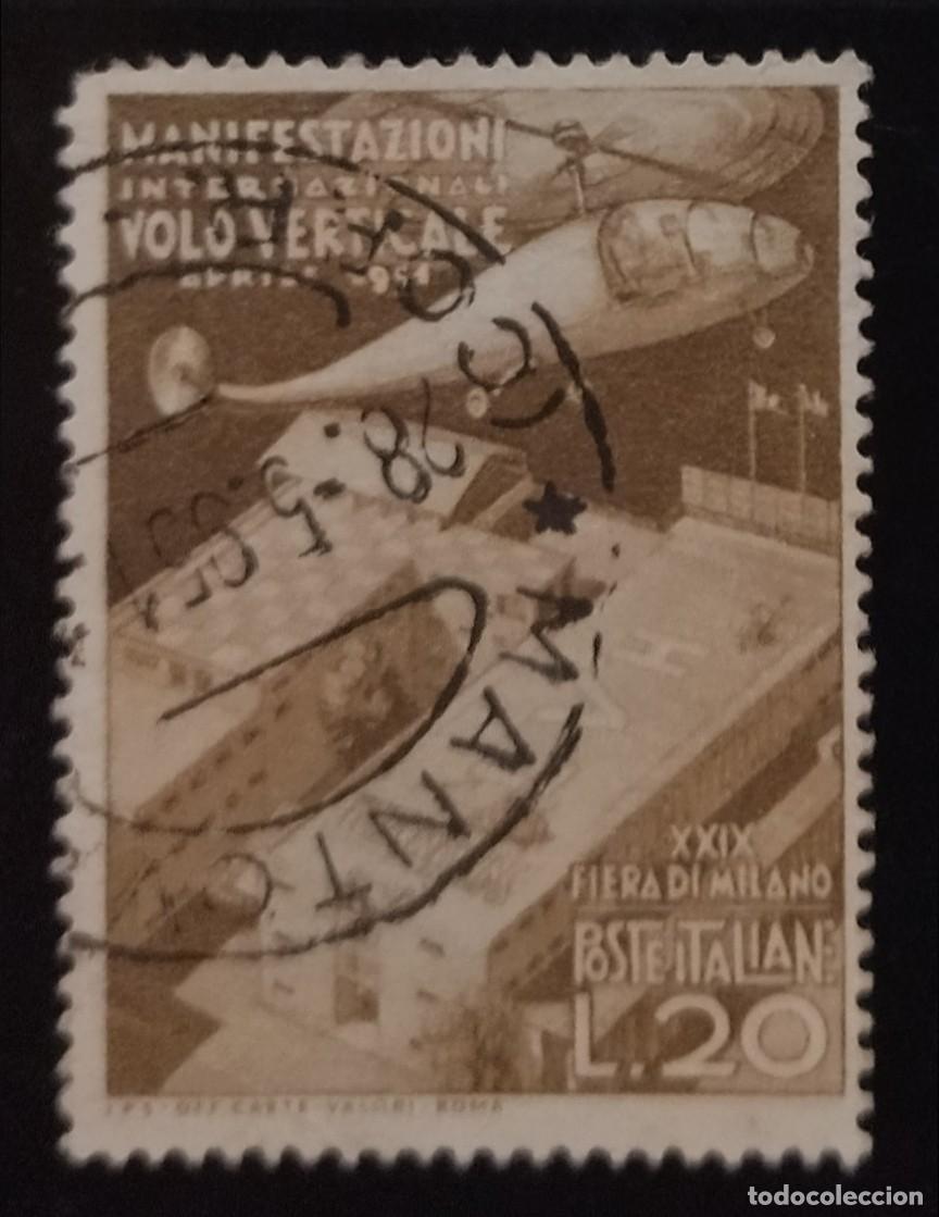 Sellos: ITALIA 1951 29&ordf; Feria de Mil&aacute;n. USADO.