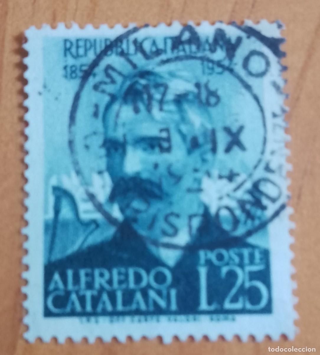 Sellos: ITALIA - V/F L 25 - A&Ntilde;O 1954 - ALFREDO CATALANI, COMPOSITOR - - VER DESCRIPCI&Oacute;NL
