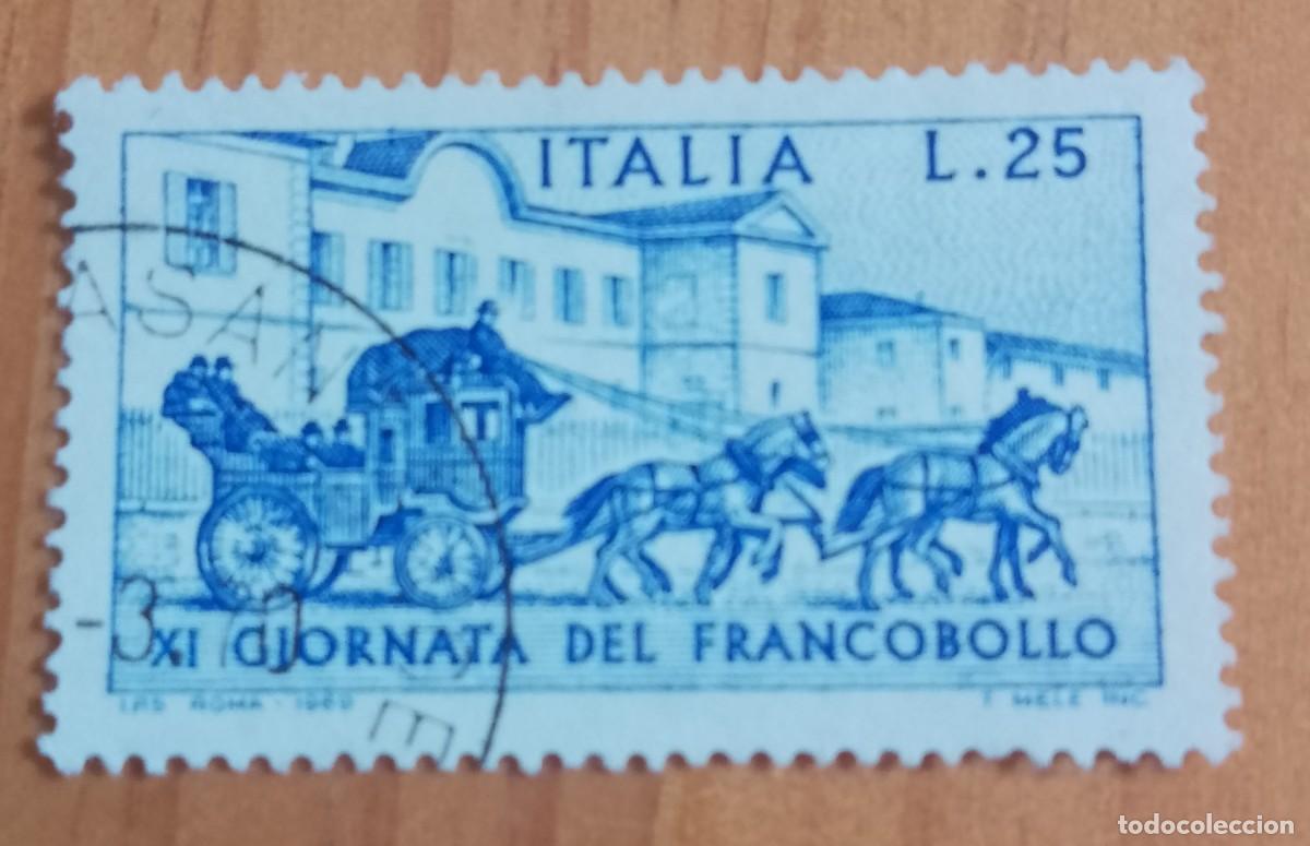 Sellos: ITALIA - V/F L.25 - XI D&Iacute;A DEL SELLO, A&Ntilde;O 1969- VER DESCRIPCI&Oacute;N