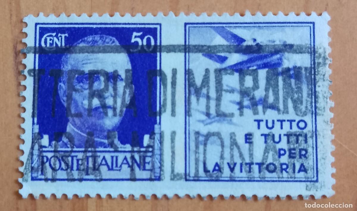 Sellos: ITALIA - CENT 50 - TODO Y TODOS POR LA VICTORIA, SASSONE, A&Ntilde;O 1944, MONARQUIA REY - VER DESCRIPCI&Oacute;N