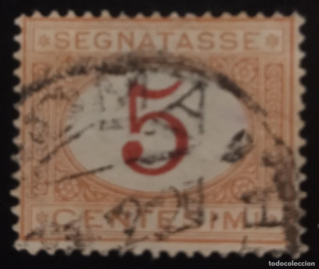 Sellos: ITALIA 1870 Sello de Tasas Yvert: N.&ordm; 5. USADO .