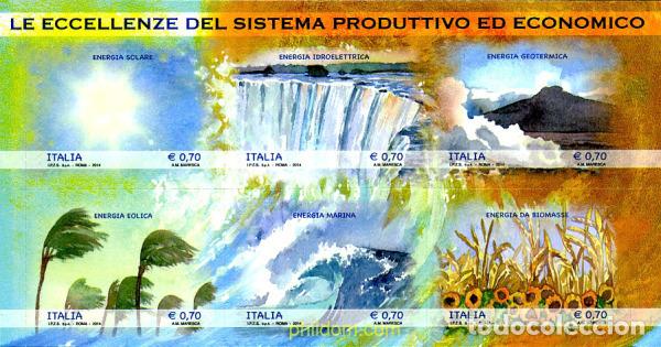 Sellos: 318785 MNH ITALIA 2014 ENERGIAS PRODUCTIVAS
