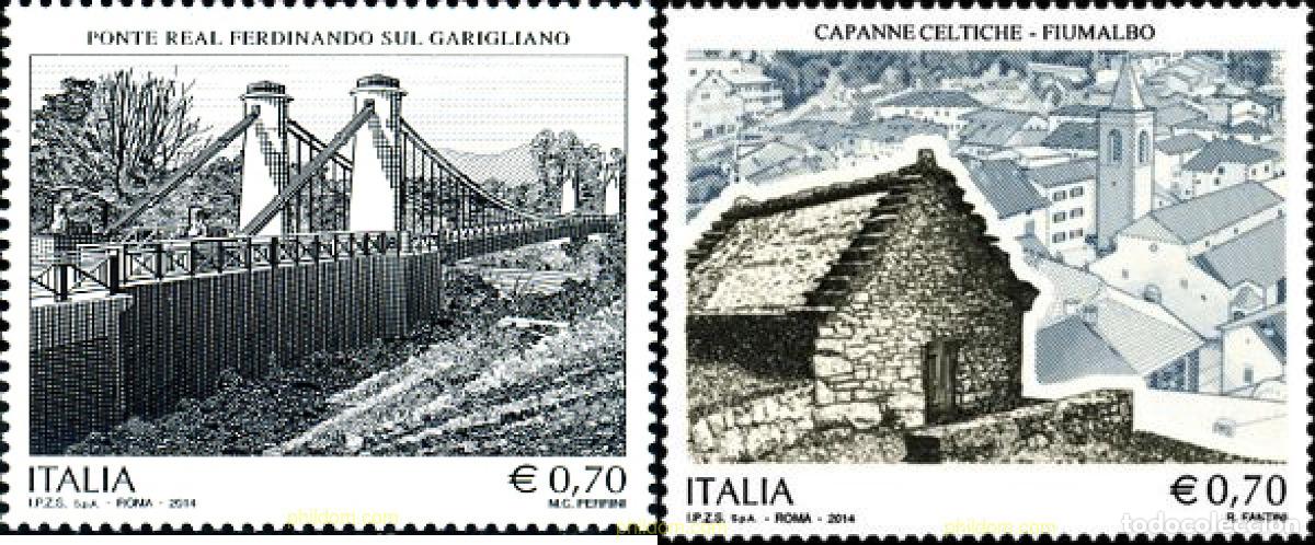 Sellos: 331258 MNH ITALIA 2014 PUENTE REAL