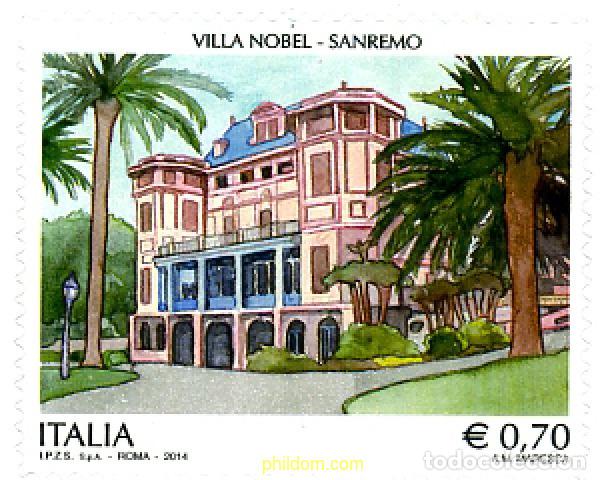 Sellos: 331259 MNH ITALIA 2014 VILLA NOBEL