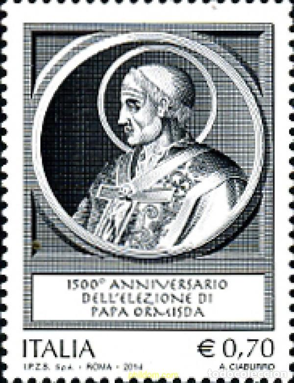Sellos: 325745 MNH ITALIA 2014 PAPA ORMISDA