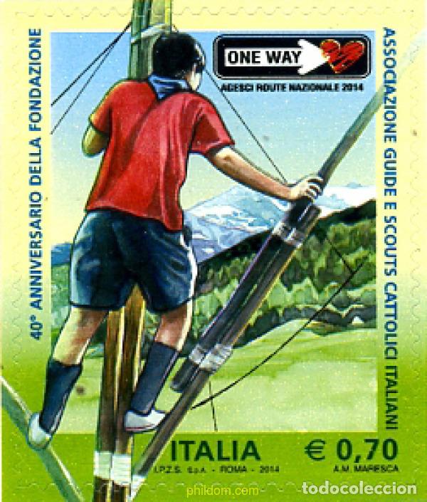 Sellos: 325740 MNH ITALIA 2014 ESCULTISMO