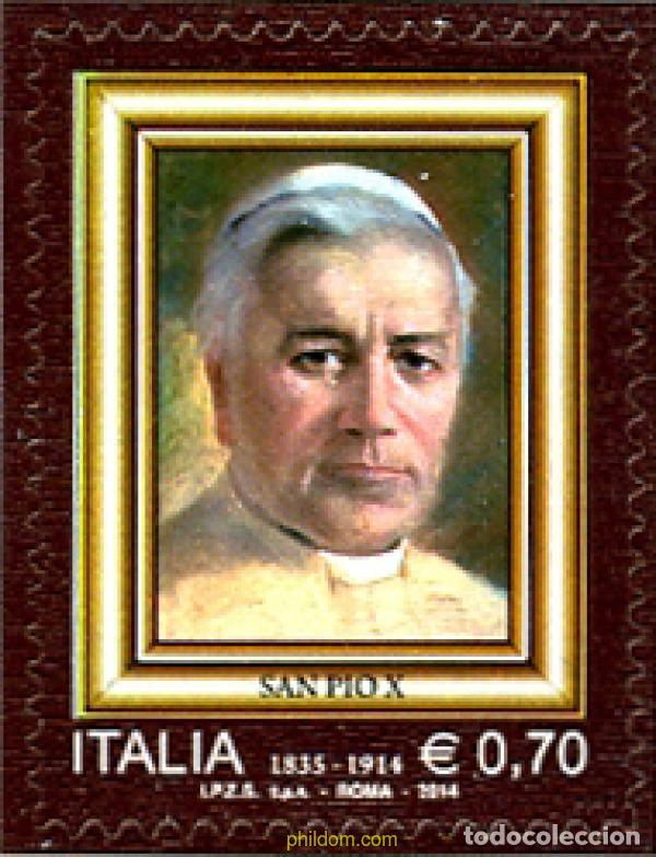 Sellos: 325747 MNH ITALIA 2014 SAN PIO X