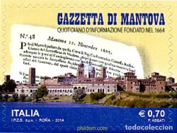 Sellos: 325742 MNH ITALIA 2014 GAZZETTA DI MONTOVA