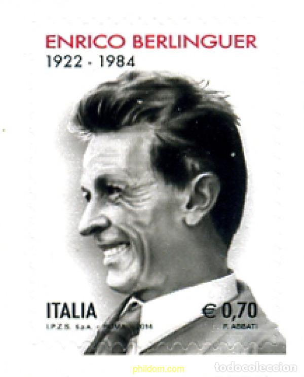Sellos: 322907 MNH ITALIA 2014 E BERLINGUER