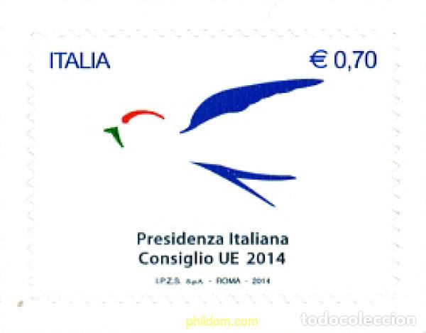 Sellos: 322911 MNH ITALIA 2014 PRESIDENCIA CONSEJO