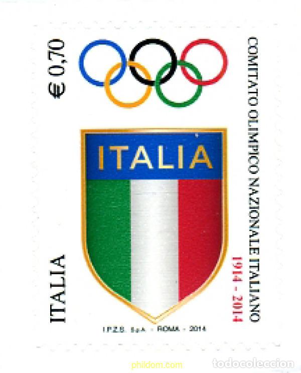 Sellos: 322905 MNH ITALIA 2014 COMITE OLIMPICO