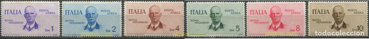 Sellos: 692754 HINGED ITALIA 1934 INAUGURACION DE LA LINEA ROMA-MOGADISCIO