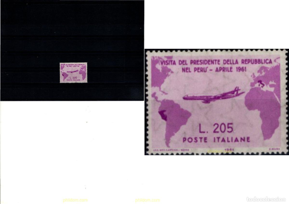 Sellos: 798310 MNH ITALIA 1961 VISITA DEL PRESIDENTE A ARGENTINA