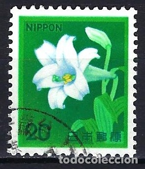 1982 japón flora - flores - lirio trompeta. lil - Buy Old Stamps of Japan  at todocoleccion - 181873983