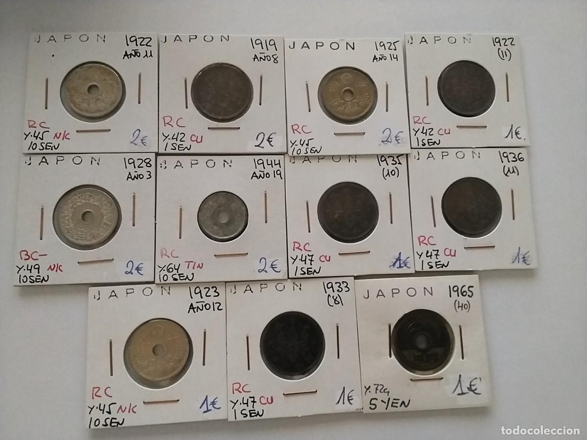 Sellos: Monedas Jap&oacute;n - Foto 1