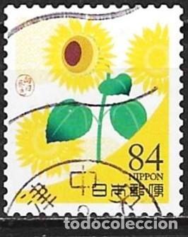 Sellos: Jap&oacute;n 2020 - Mi 10365 - YT 9991 - Flores : Girasol