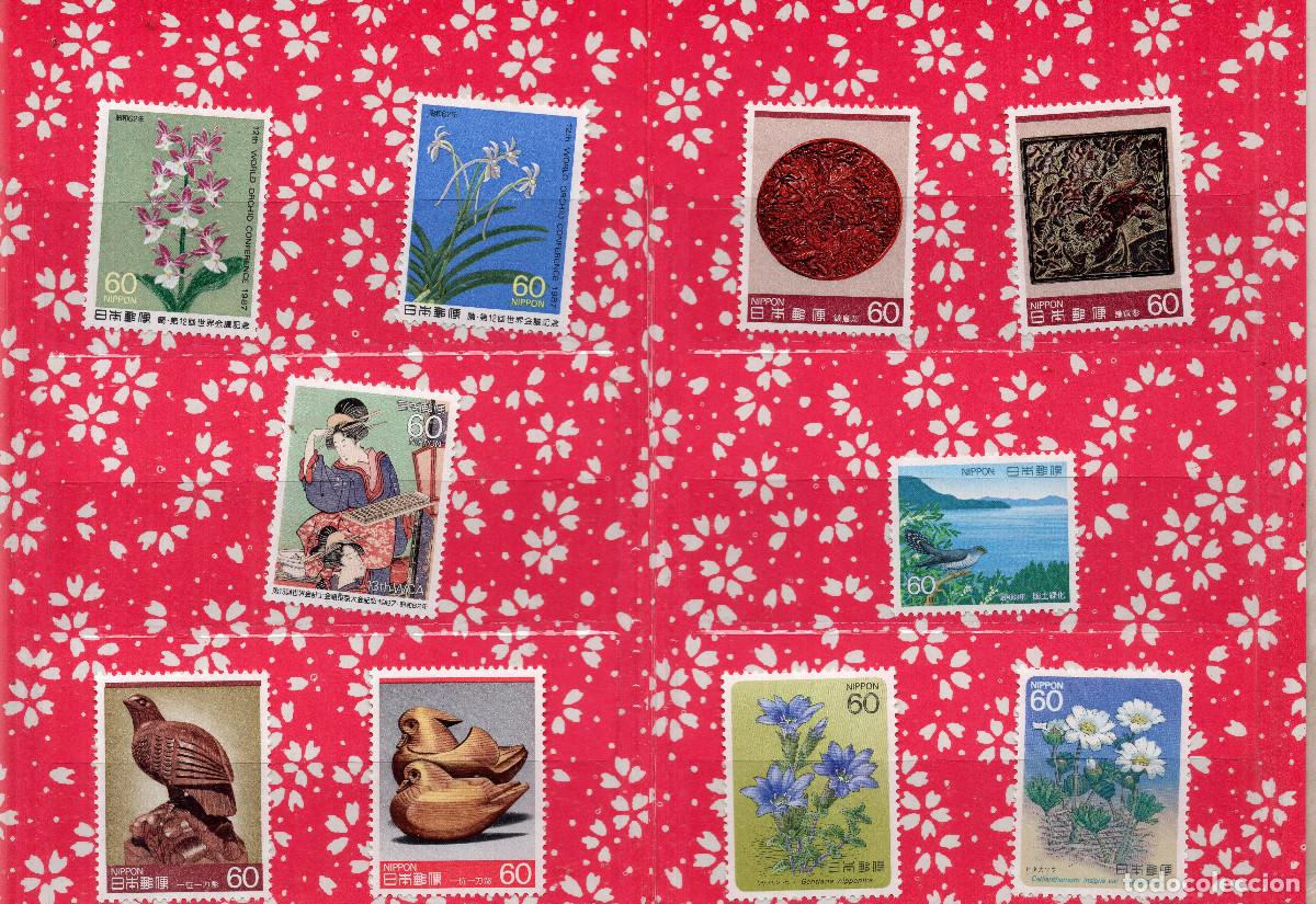 Sellos: JAPON 1985-1986 PACK COLECCIONISTA MICHEL JP 1636-1637-1642-1643-1649-1650-1727-1728-1756-1785