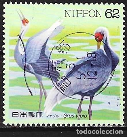 Sellos: Jap&oacute;n 1993 - Mi 2149 - YT 2031 - Ave : Grullas
