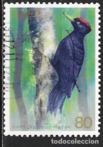 Sellos: Jap&oacute;n 1995 - Mi 2361 - YT 2236 - Ave : P&aacute;jaro carpintero
