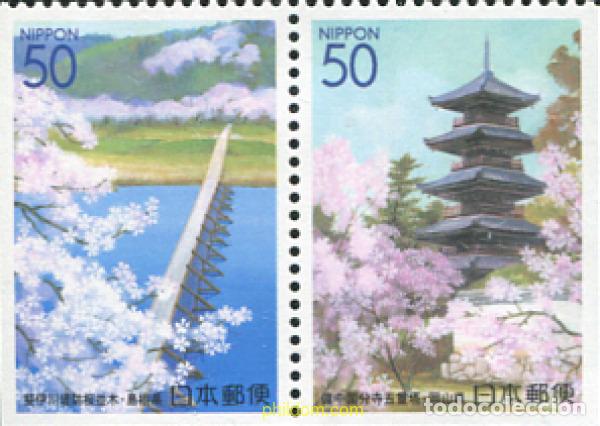 Sellos: 2086 MNH JAPON 2002 CEREZOS EN FLOR