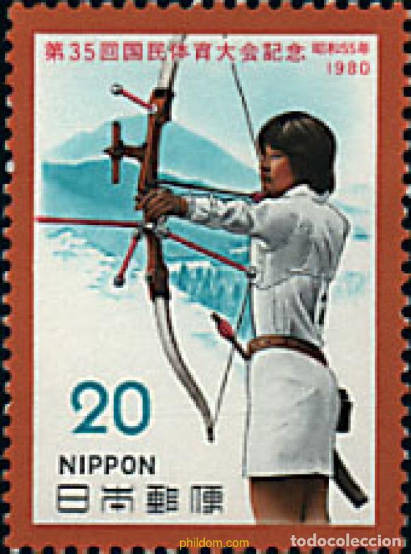 Sellos: 26704 MNH JAPON 1980 35 ENCUENTRO DEPORTIVO NACIONAL.