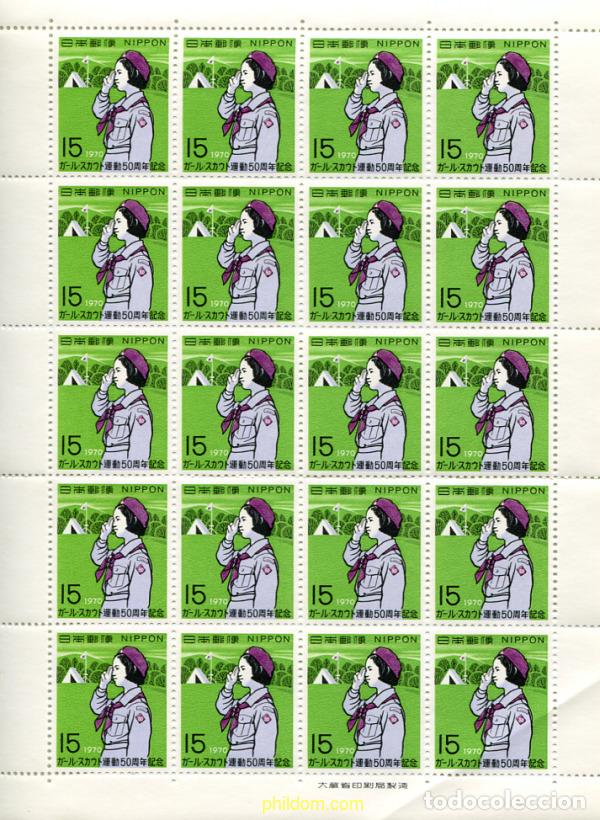 Sellos: 334635 MNH JAPON 1970 50 ANIVERSARIO DEL ESCULTISMO FEMENINO