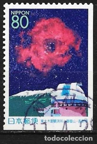 Sellos: Jap&oacute;n 1999 - Mi 2654 Eru - YT 2535a - Astronom&iacute;a : Observatorio de Kiso
