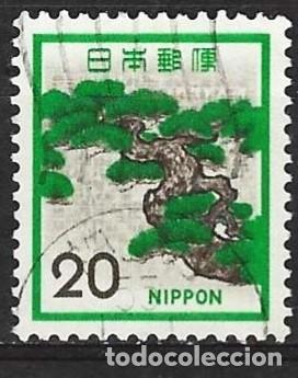 Sellos: Jap&oacute;n 1972 - Mi 1136A - YT 1034 - &Aacute;rbol : pino