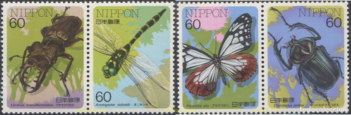 Sellos: 5463 MNH JAPON 1987 INSECTOS