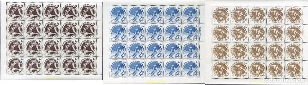 Briefmarken: 336117 MNH JAPON 1963 18 JUEGOS OLIMPICOS VERANO TOKIO 1964