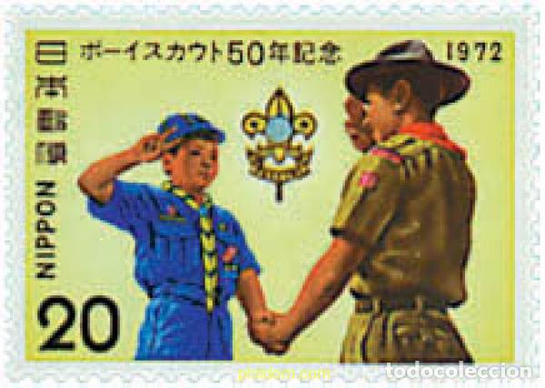 Sellos: 38237 MNH JAPON 1972 50 ANIVERSARIO DEL ESCULTISMO