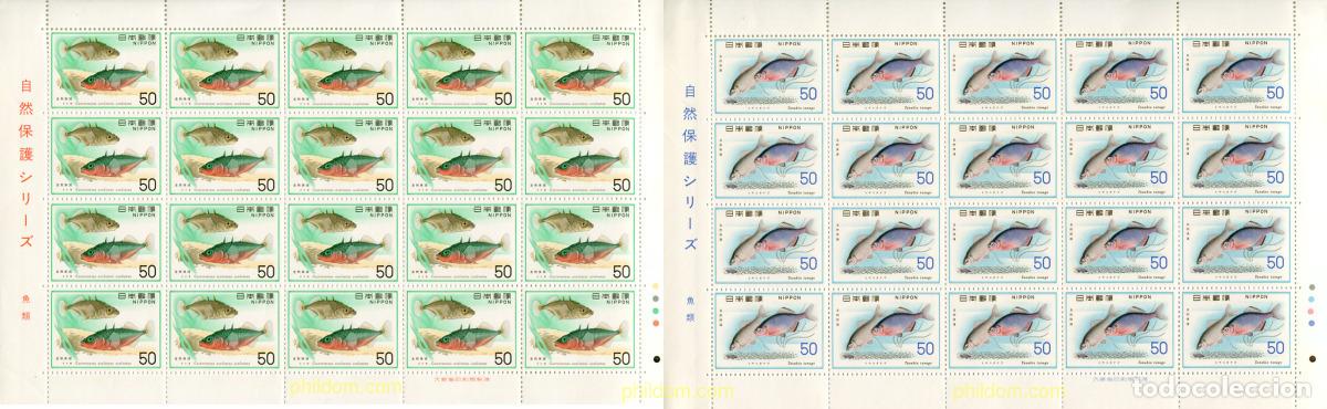 Sellos: 336340 MNH JAPON 1976 FAUNA MARINA