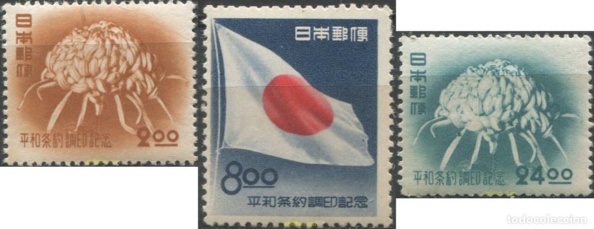 Timbres: 90470 MNH JAPON 1951 FIRMA DEL TRATADO DE LA PAZ