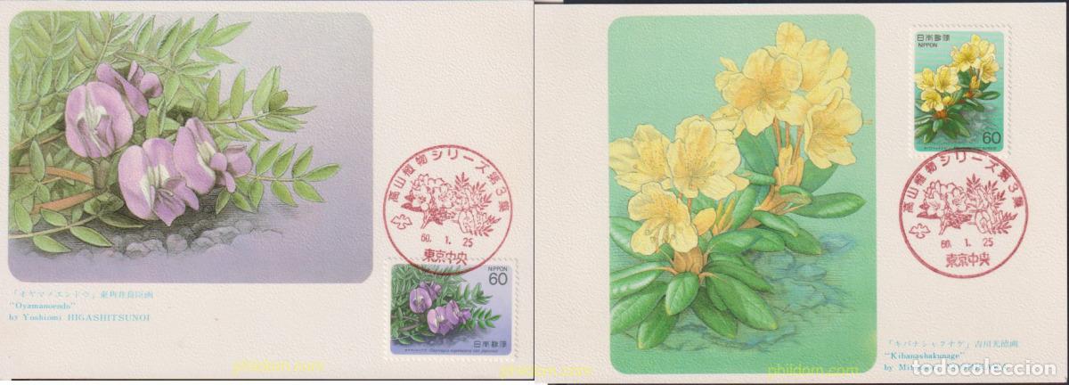 Stamps: 627468 MNH JAPON 1985 FLORES ALPINAS