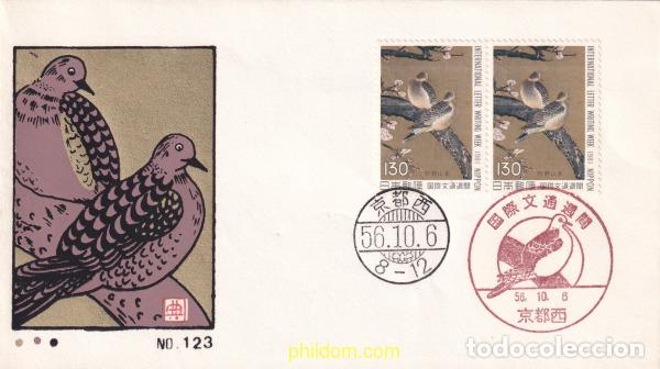 Briefmarken: 396264 MNH JAPON 1981 SEMANA INTERNACIONAL DE LA CARTA