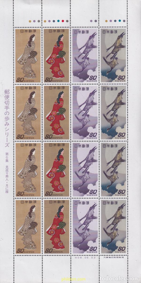 Sellos: 336988 MNH JAPON 1996 HISTORIA DEL CORREO