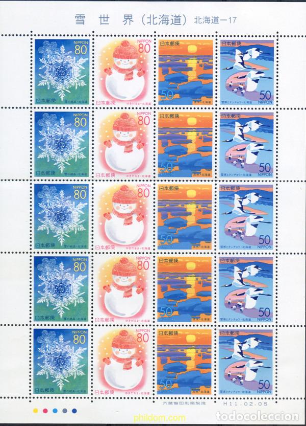 Sellos: 335175 MNH JAPON 1999 MOTIVOS INVERNALES