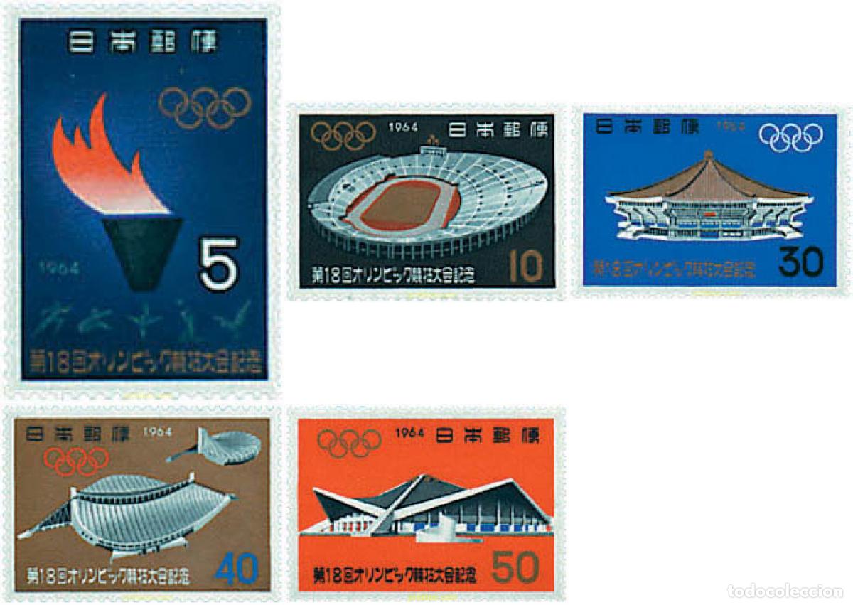 Sellos: 41422 MNH JAPON 1964 18 JUEGOS OLIMPICOS VERANO TOKIO 1964