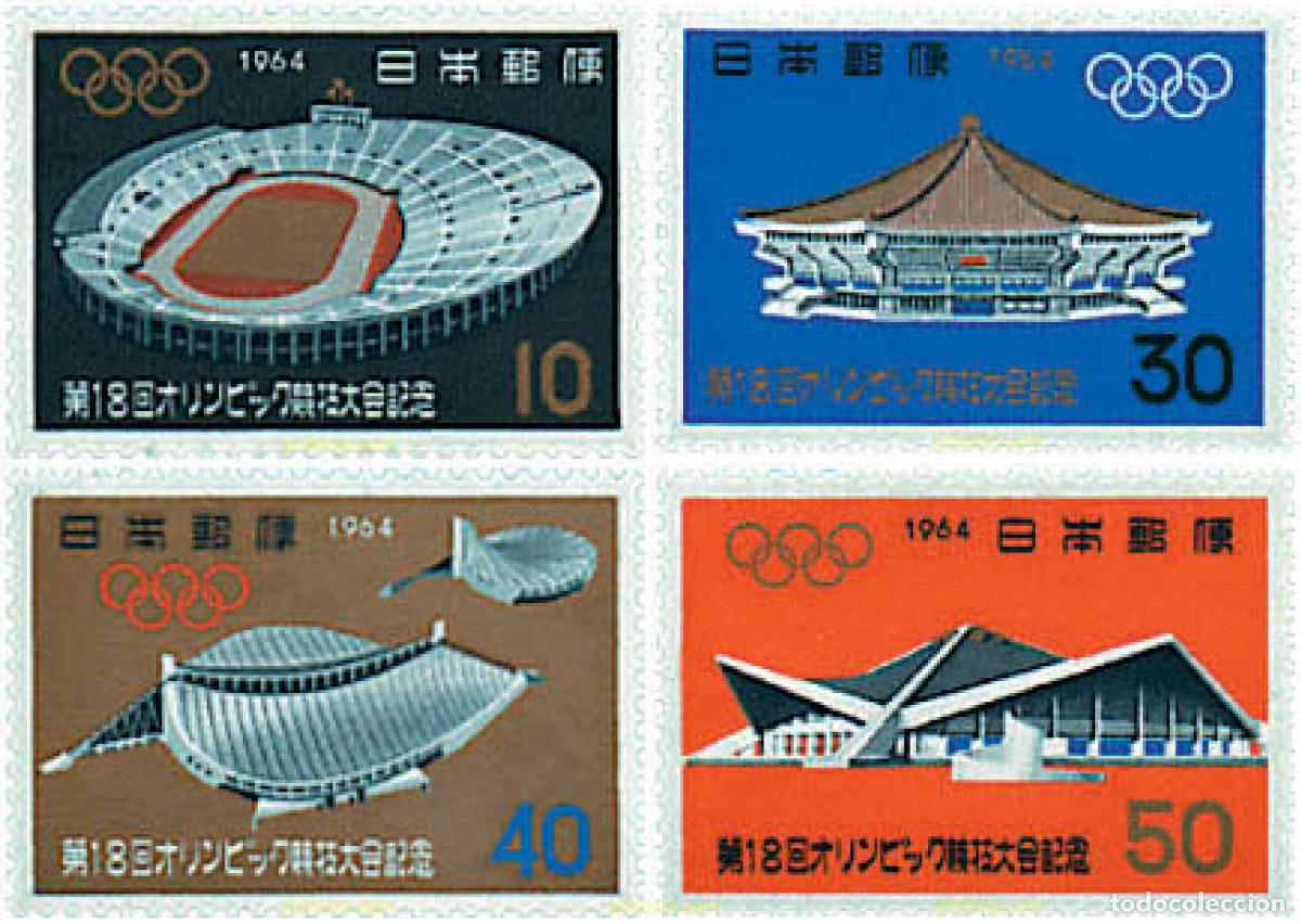 Sellos: 241926 MNH JAPON 1964 18 JUEGOS OLIMPICOS VERANO TOKIO 1964