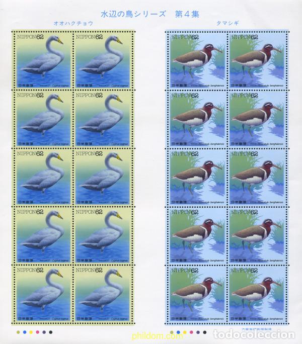 Sellos: 337455 MNH JAPON 1992 AVES ACUATICAS