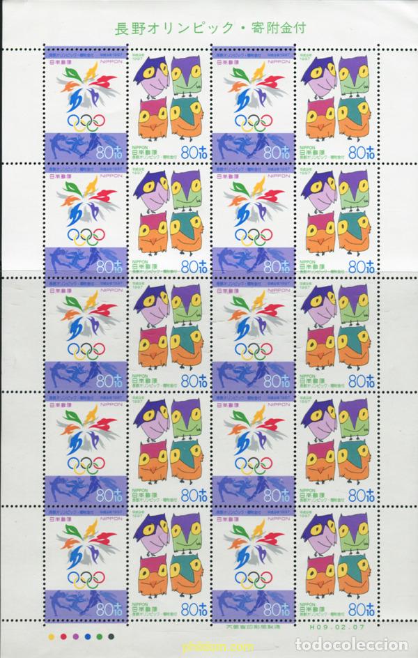 Sellos: 337073 MNH JAPON 1997 18 JUEGOS OLIMPICOS DE INVIERNO NAGANO 1998
